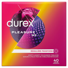 Kondome „Pleasure Me“ mit Noppen und Rillen