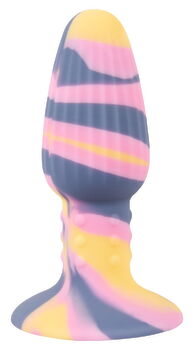 Analplug „Colorful Joy Triple Colour Butt Plug“ mit Saugfuß