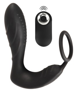 Vibrating RC Prostate Plug with Penis Ring