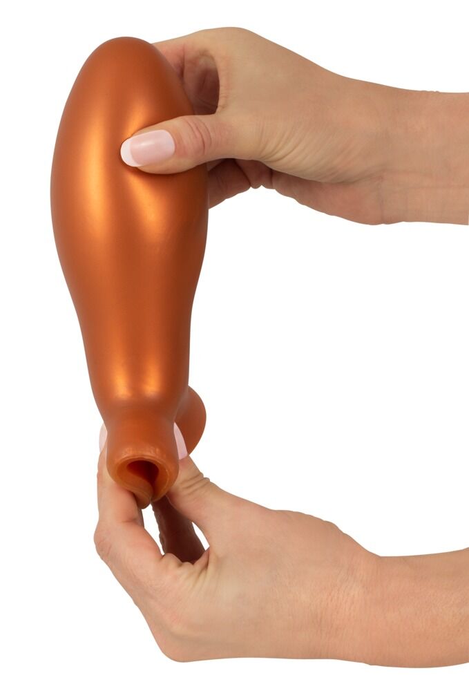 Analplug „Soft Butt Plug with suction cup“ aus gefühlsechtem Liquid Silicone