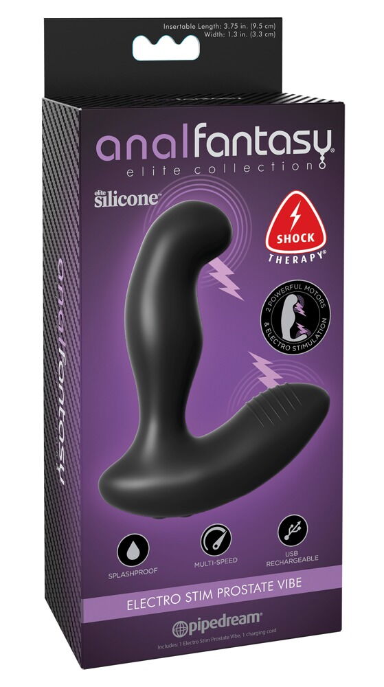 Prostata Vibrator „Electro Stim Prostate Vibe“, mit elektrischer Stimulation