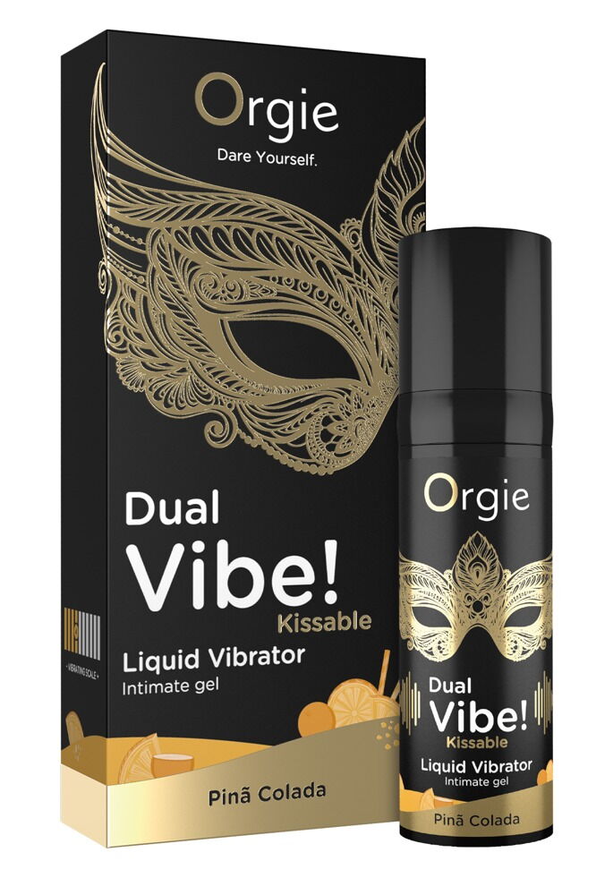 Stimulationsgel „Dual Vibe!“ mit Pinã Colada-Aroma