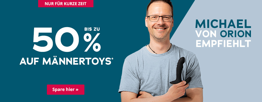 bis zu 50% auf Männertoys