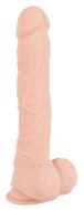 Naturdildo "Large Bendable Dildo", 29,5 cm, mit Saugfuß