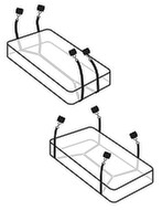 Wraparound Mattress Restraints