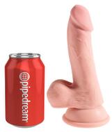 Dildo „6,5" Triple Density Cock with Balls“, 17 cm