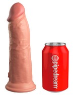 8" Dual Density Silicone Cock