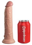 9" Vibrating + Dual Density Silicone Cock with Remote