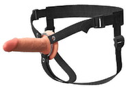 Penishülle „Hollow Silicone Strap-on“ mit Umschnallgurt