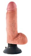 Vibrator „7" Vibrating Cock with Balls“, 13,3 cm