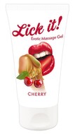 Gel “Erotic Massage Gel Cherry“ mit Kirsch-Aroma