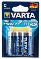 2 Varta C Batteries