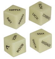 Glow in the Dark Love Dice