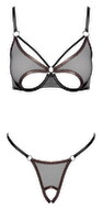 Dessous-Set aus softem Netz