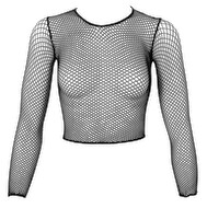 Netz-Shirt mit -Arm