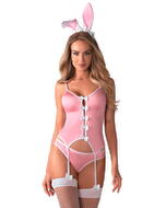 Bunny suit 4-pcs costume