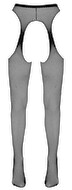 Straps-Strumpfhose aus feinem Netz