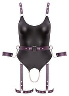 Straps-Body inklusive Gürtel mit Soft-Armfesseln