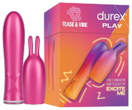 Minivibrator „Tease & Vibe“ inklusive Bunny-Aufsatz