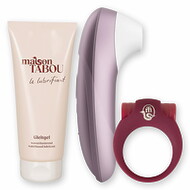 Maison Tabou – Pulse & Play Set mit Pulsator, Penisring & Gleitgel