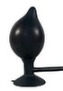 Analplug „True Black“, 15 cm, zum Aufpumpen