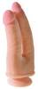 Doppeldildo „Dual Density Double Penetrator“, 24 cm, leicht gebogen