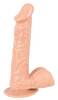 Naturdildo „European Lover Medium“, 20 cm, mit Saugfuß