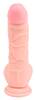 Naturdildo „Medical Silicone Dildo“, 20 cm, leicht gebogen