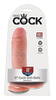 Dildo „8" Cock with Balls“, 21 cm, mit Hoden