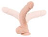 Naturdildo "Large Bendable Dildo", 29,5 cm, mit Saugfuß