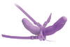 Umschnallvibrator „Vibrating Double Delight Strap-on“ inklusive Augenmaske