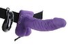 7" Vibrating Hollow Strap-on