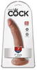 Naturdildo 7" Cock mit Saugfuß