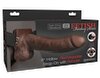 Strap-on „8“ Hollow Rechargeable Strap-on with Remote“, hohl mit Vibration
