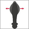 Analvibrator „Auto-Throb Inflatable Vibrating Plug“ zum Aufpumpen