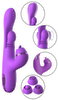 Rabbitvibrator „IntiMotion Pulse Pro“ inklusive 3 Klitoris-Aufsätze