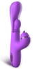 Rabbitvibrator „IntiMotion Pulse Pro“ inklusive 3 Klitoris-Aufsätze