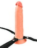 Penishülle „Hollow Silicone Strap-on“ mit Umschnallgurt