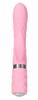 Rabbitvibrator „Lively“ mit stufenloser Vibration und Rotation, Swarovski-Kristall-Button