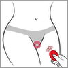 Vibrator „RC Slim Panty Vibrator“ mit Fernbedienung, 7 Vibrationsmodi