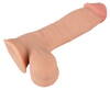 Naturdildo „Dildo with moveable Skin“ mit Saugfuß