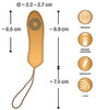 Bullet vibrator with remote control