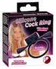 Penisschlaufe „Silicone Cock Ring“ mit Vibration, verstellbar