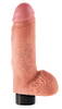 Vibrator „7" Vibrating Cock with Balls“, 13,3 cm