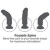 7" Vibrating Cock with Balls