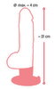 Naturvibrator „Realistic Vibe M“, 21 cm, mit Saugfuß