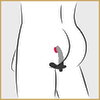 Prostatavibrator  „Naughty Finger Prostate Vibe“ mit herausnehmbarem Vibrobullet