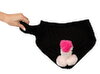 Gag-Slip mit beweglichem Plüsch-Penis