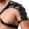 Leder-Brustharness mit Schulterpanzer