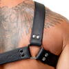 Leder-Brustharness, einseitig